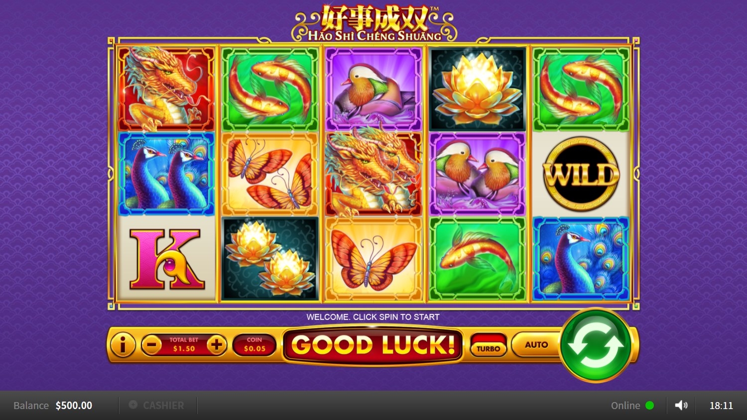Hao Shi Cheng Shuang Slot Gameplay