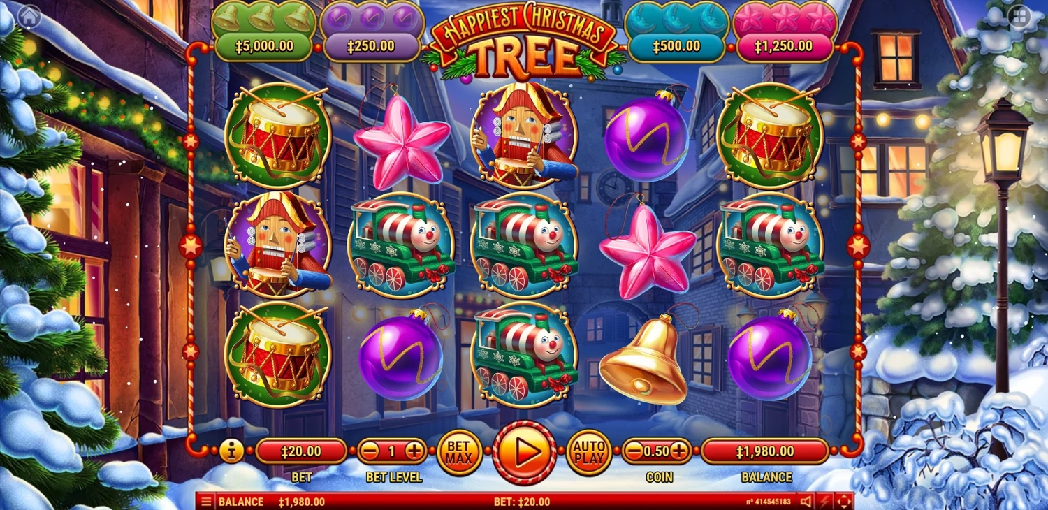 Happiest Christmas Tree Slot Gameplay