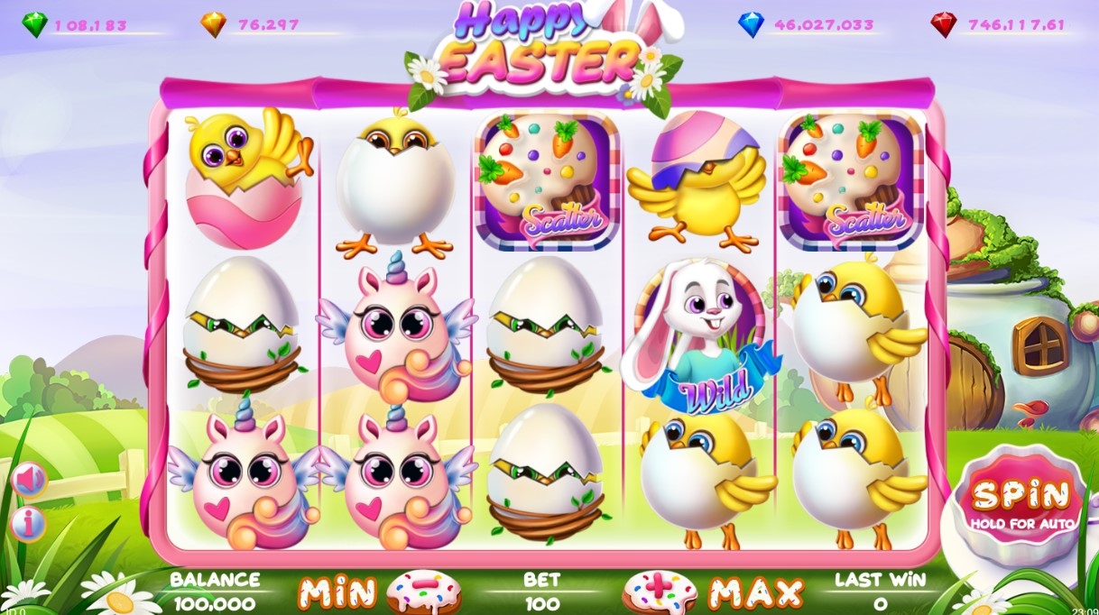 Happy Easter Slot Gameplay
