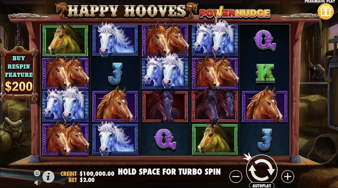 Happy Hooves Slot Gameplay