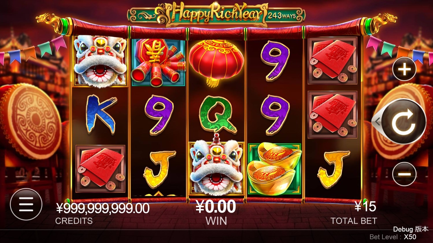 Happy Rich Year Slot Gameplay