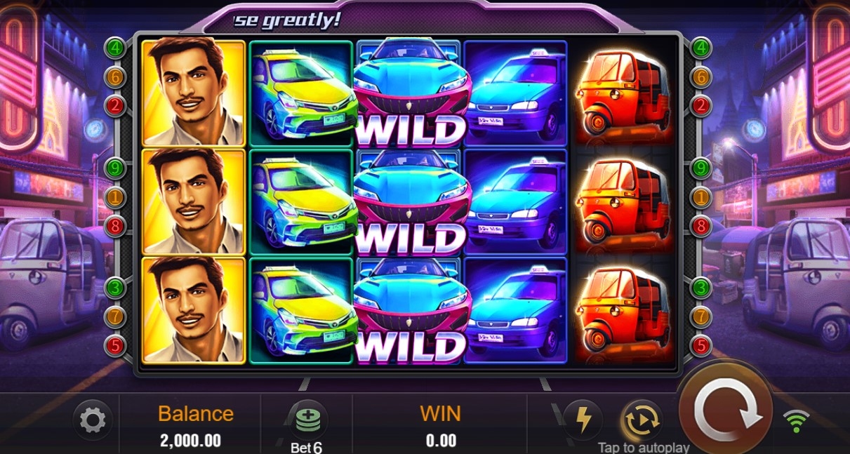 Happy Taxi Slot Gameplay