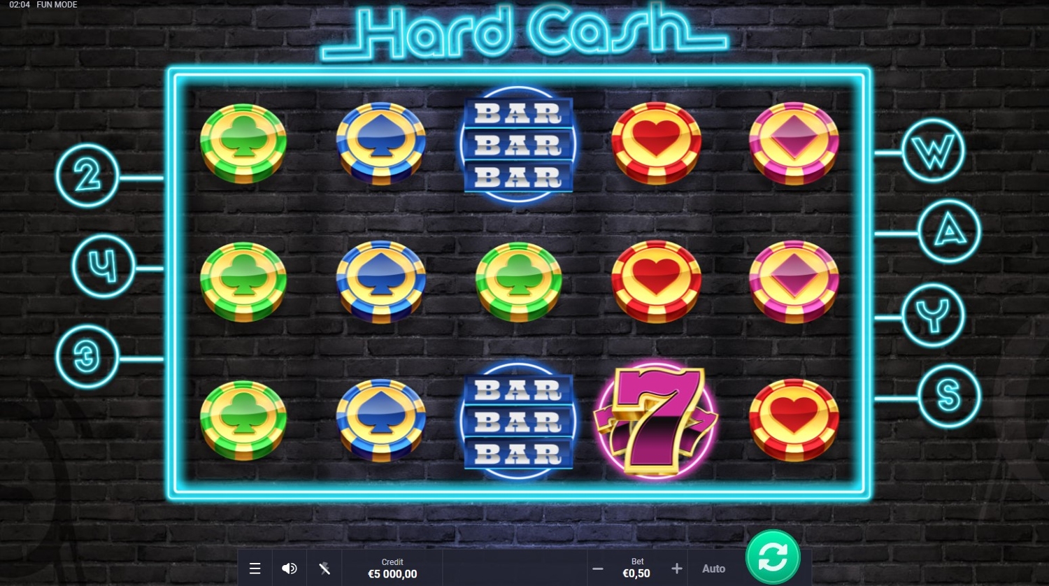 Hard Cash Slot Gameplay
