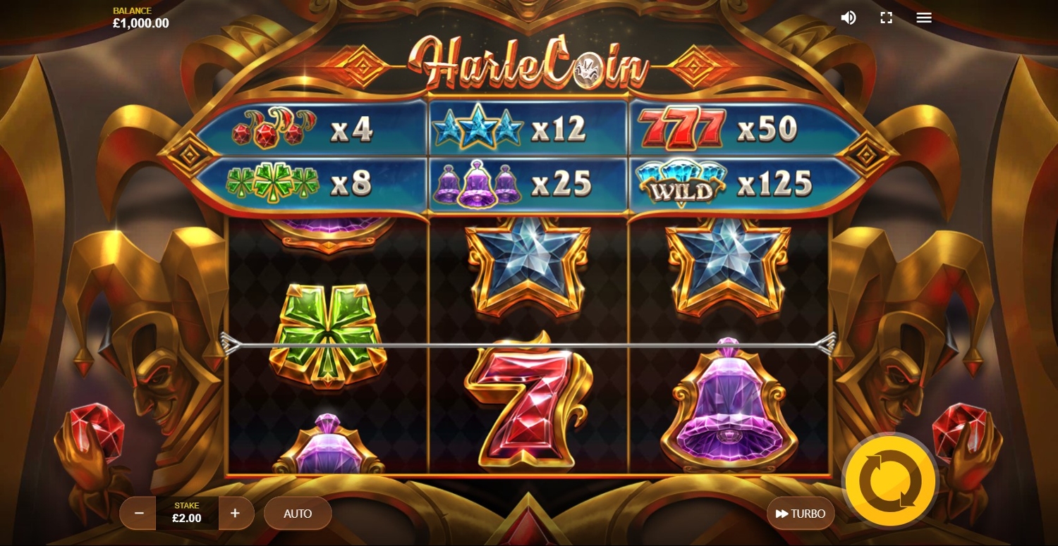 HarleCoin Slot Gameplay