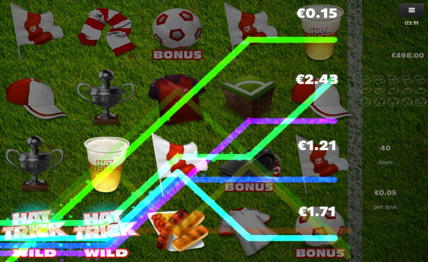 HatTrick Slot Gameplay