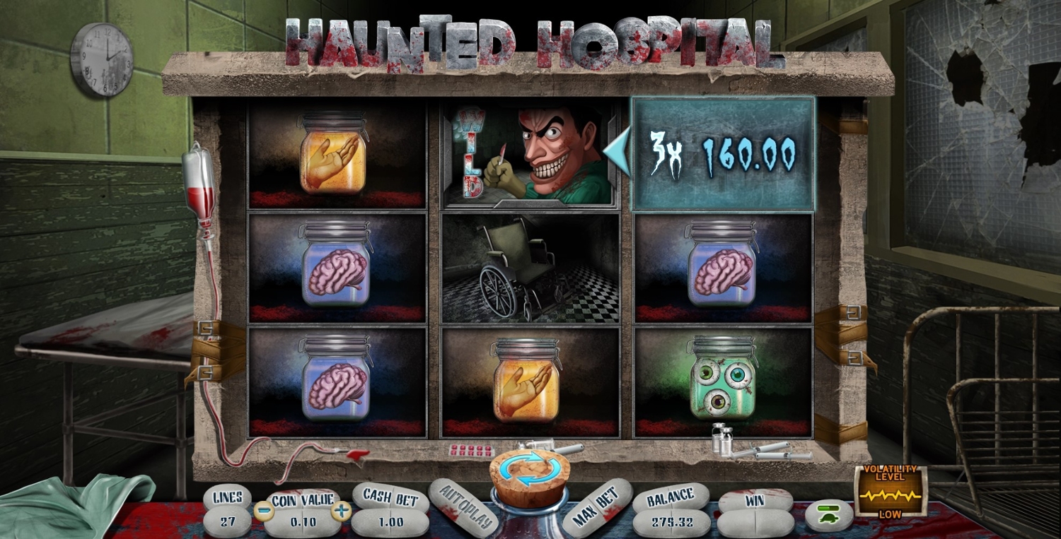 Haunted Hospital Slot Gameplay