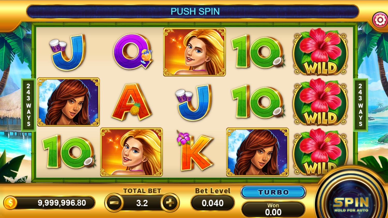 Hawaii Slot Gameplay