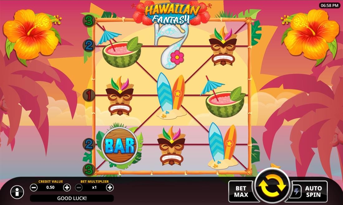 Hawaiian Fantasy Slot Gameplay
