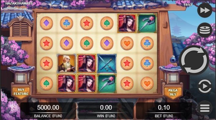 Hazakura Ways Slot Gameplay