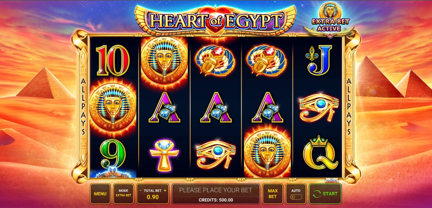 Heart of Egypt Slot Gameplay