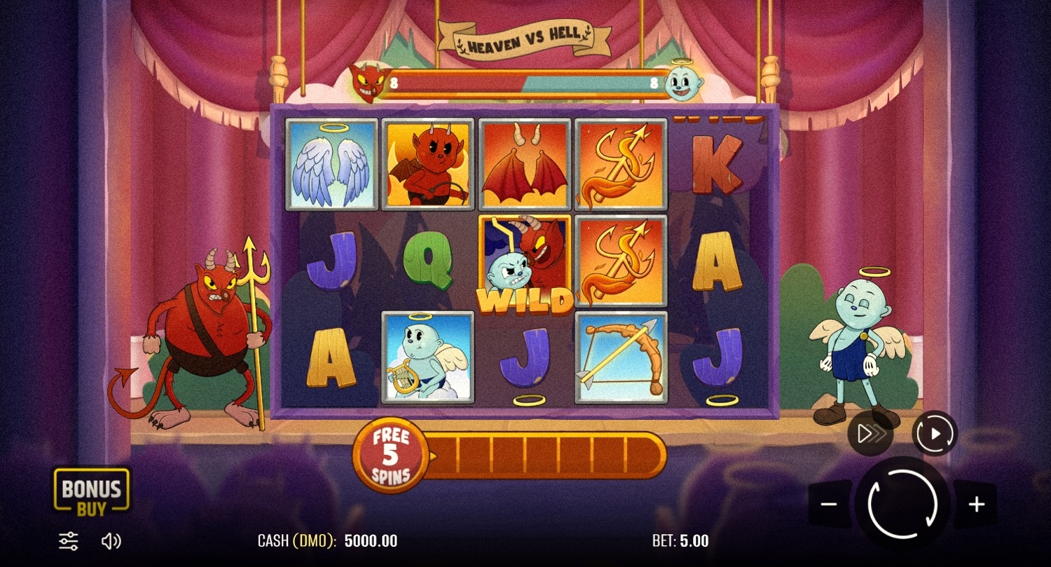 Heaven Vs Hell Slot Gameplay