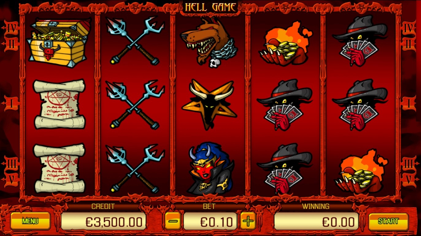 Hell Game Slot Gameplay