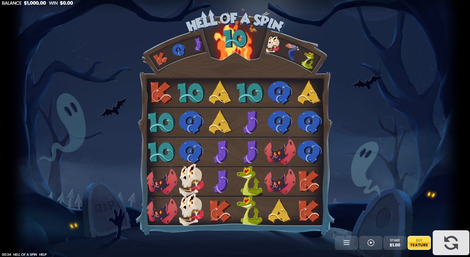 Hell of a Spin Slot Gameplay