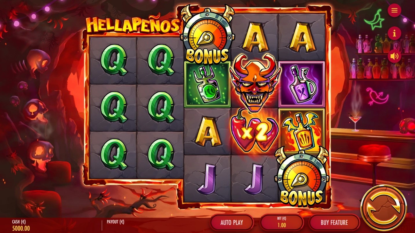 Hellapenos Slot Gameplay