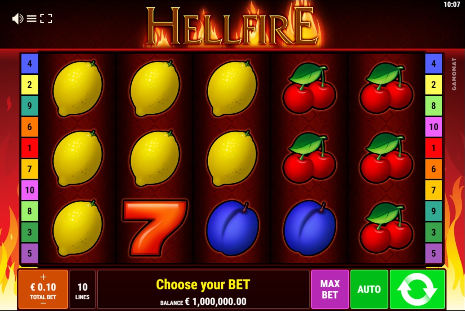 Hellfire Slot Gameplay