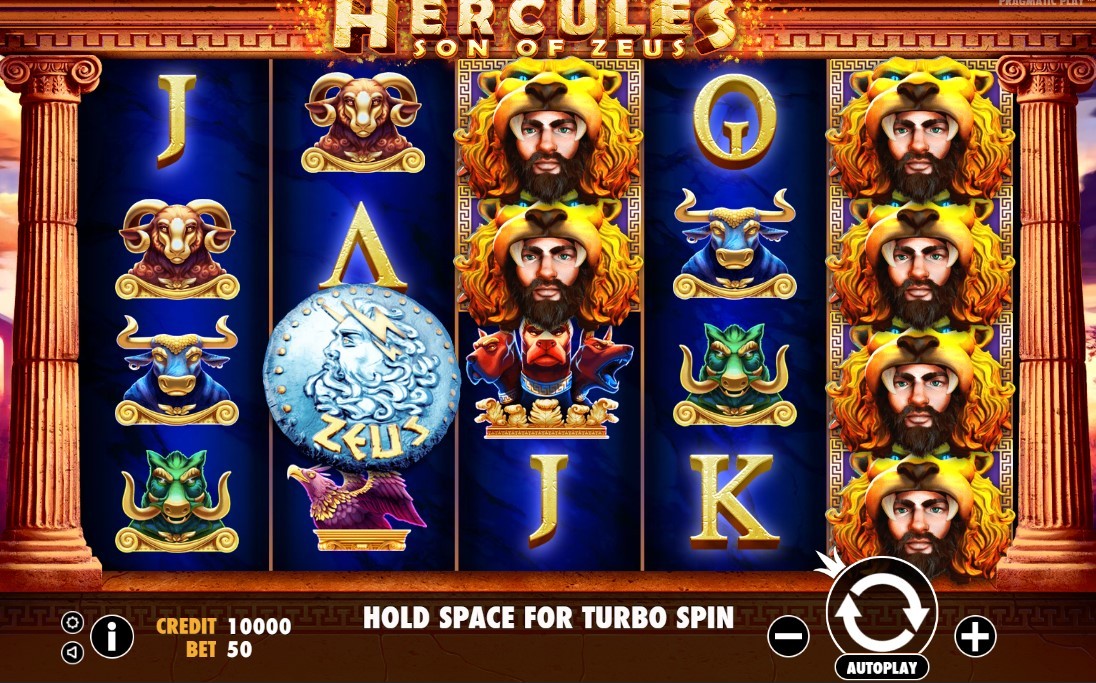 Hercules Son of Zeus Slot Gameplay