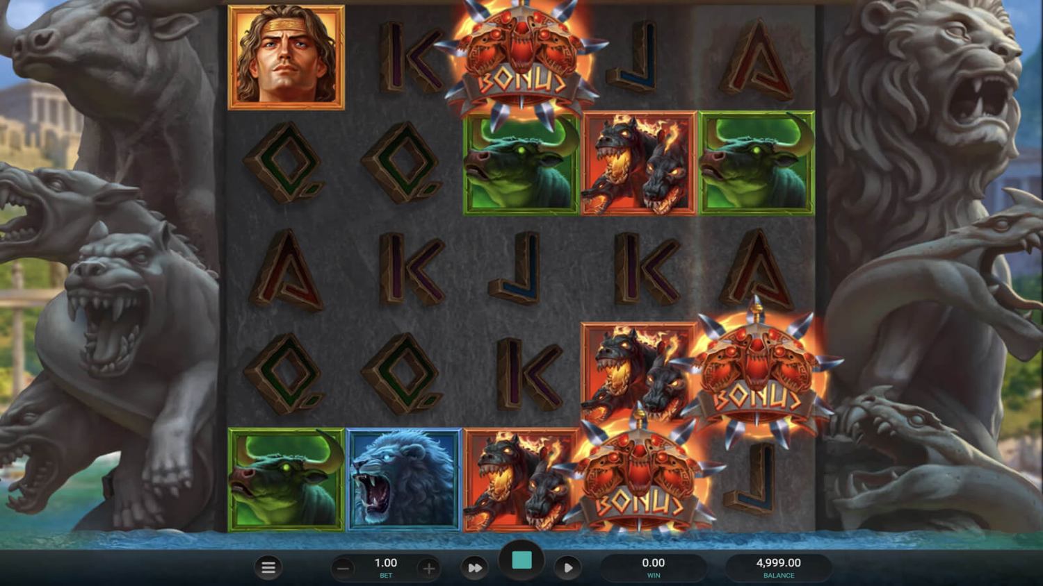 Hercules Unleashed Dream Drop Slot Gameplay