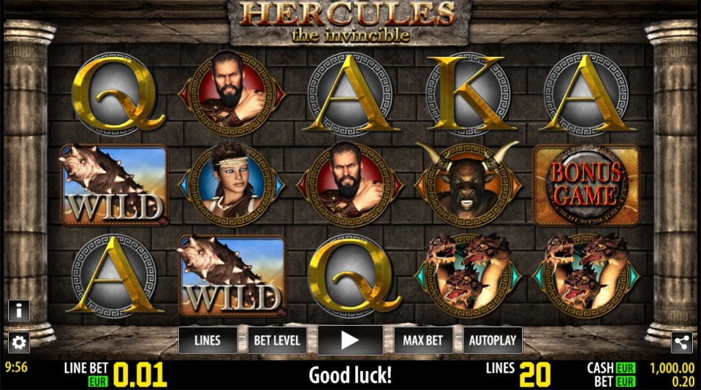 Hercules Slot Gameplay