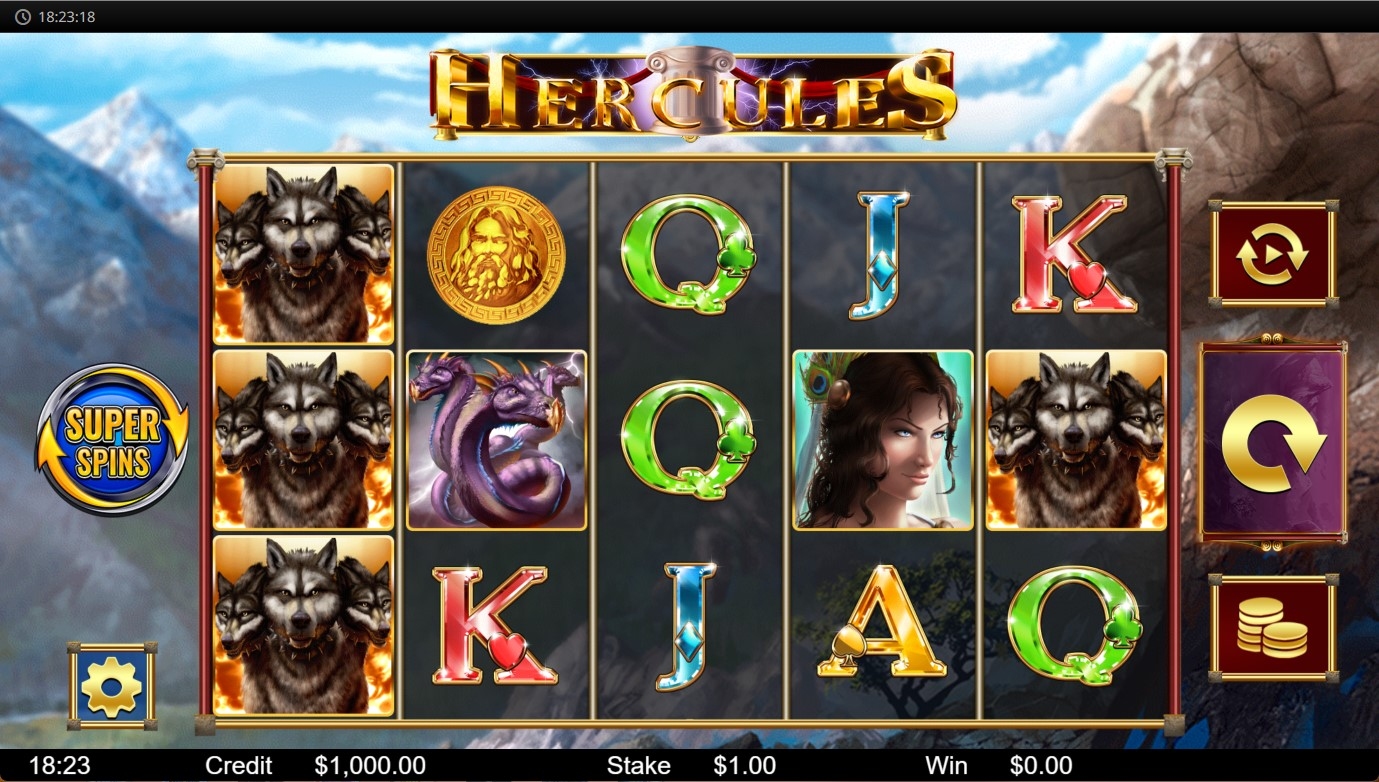 Hercules Slot Gameplay