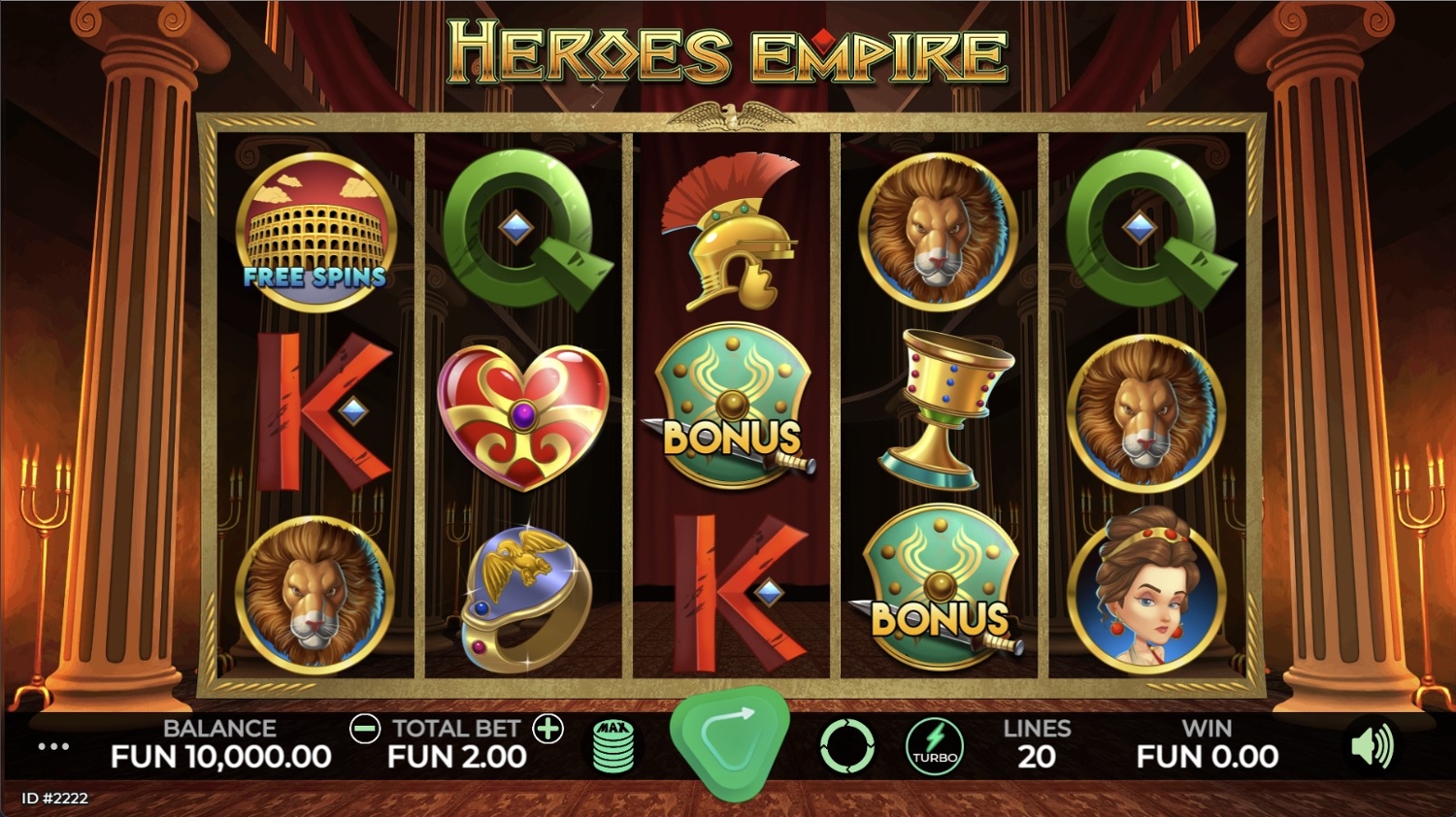 Heroes Empire Slot Gameplay