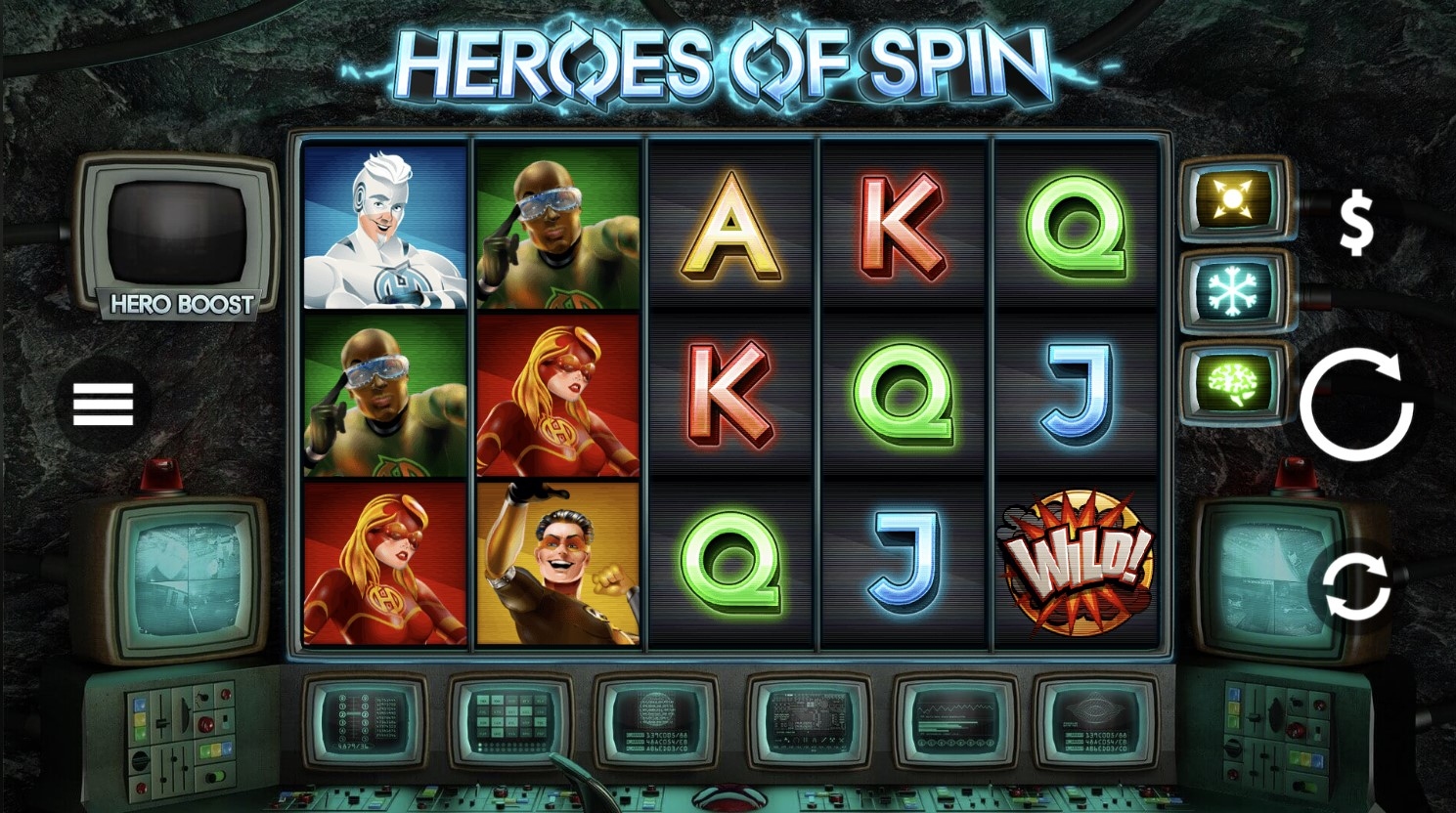 Heroes of Spin Slot Gameplay