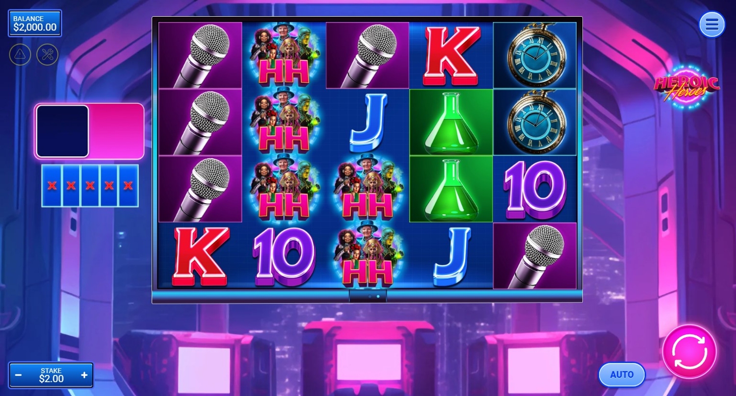 Heroic Heroes Slot Gameplay