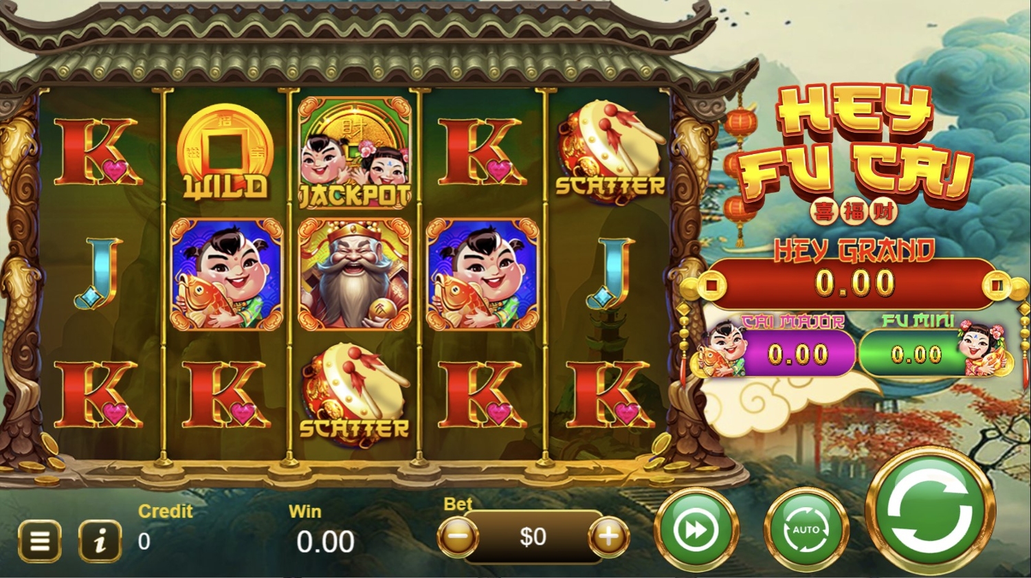 Hey Fu Cai Slot Gameplay