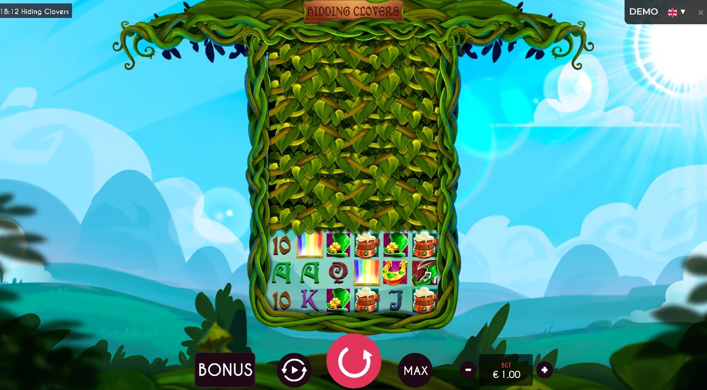 Hiding Clovers Slot Gameplay