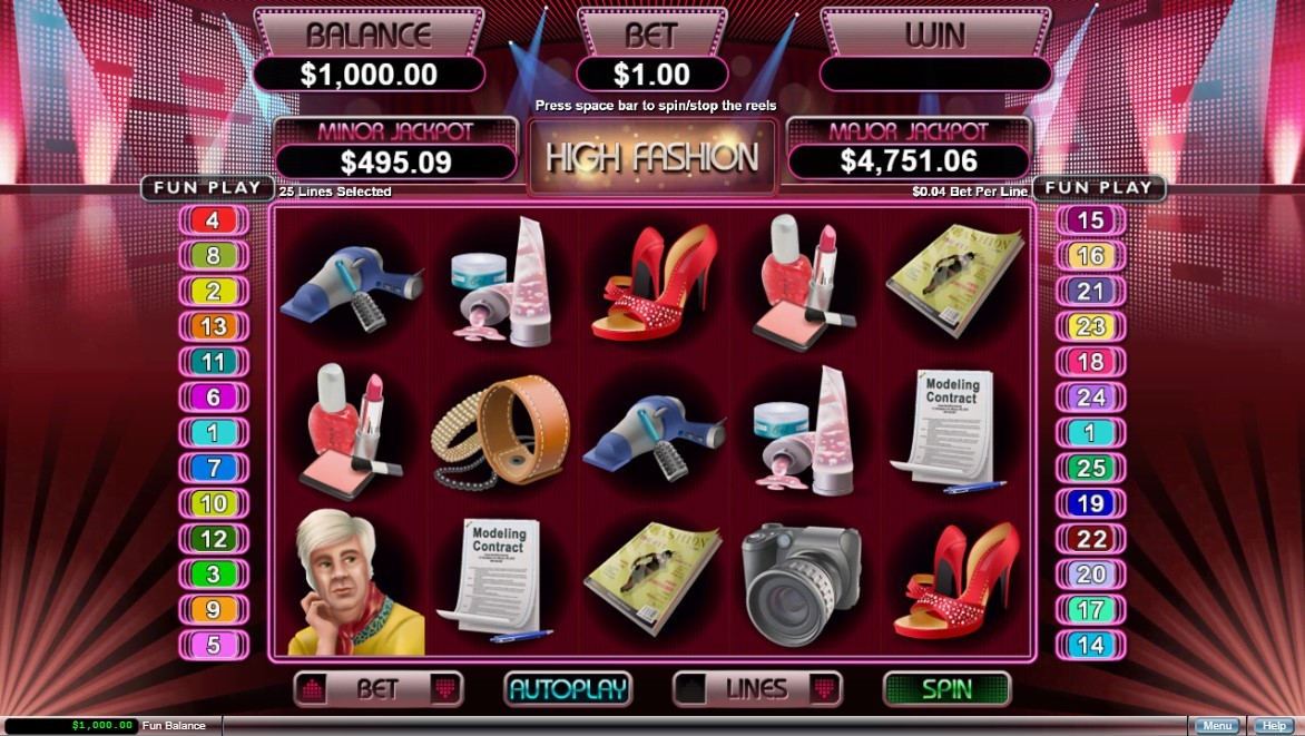High Fashion Slot Gameplay