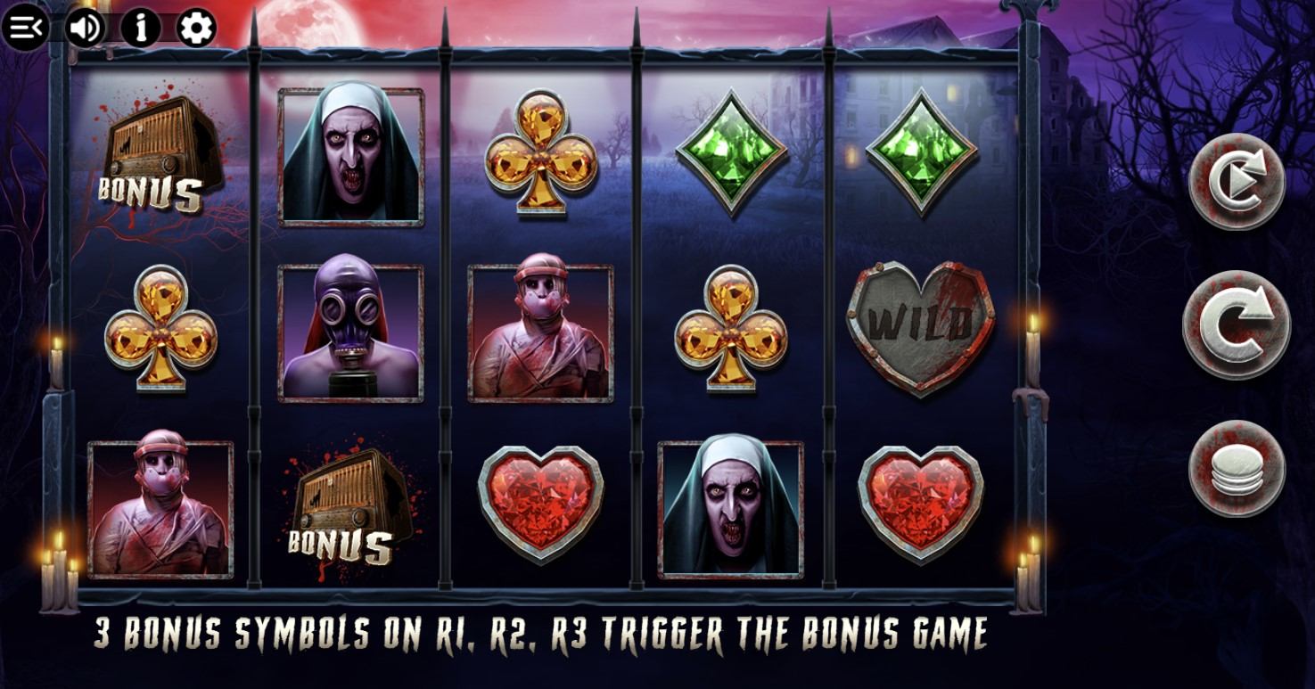 Hills Sanatorium Slot Gameplay