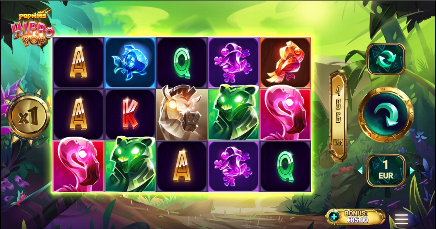 Hippo Pop Slot Gameplay