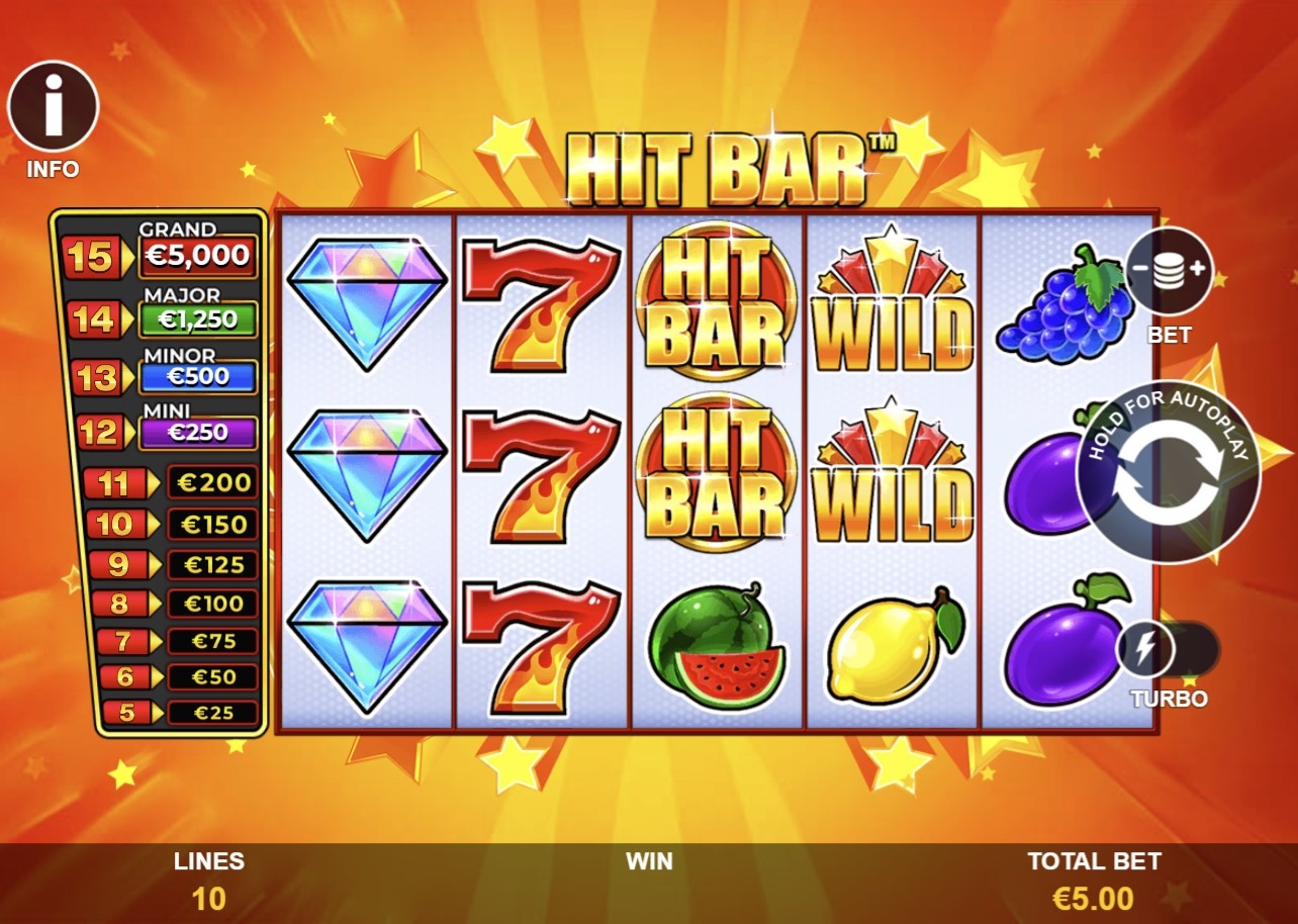 Hit Bar Slot Gameplay