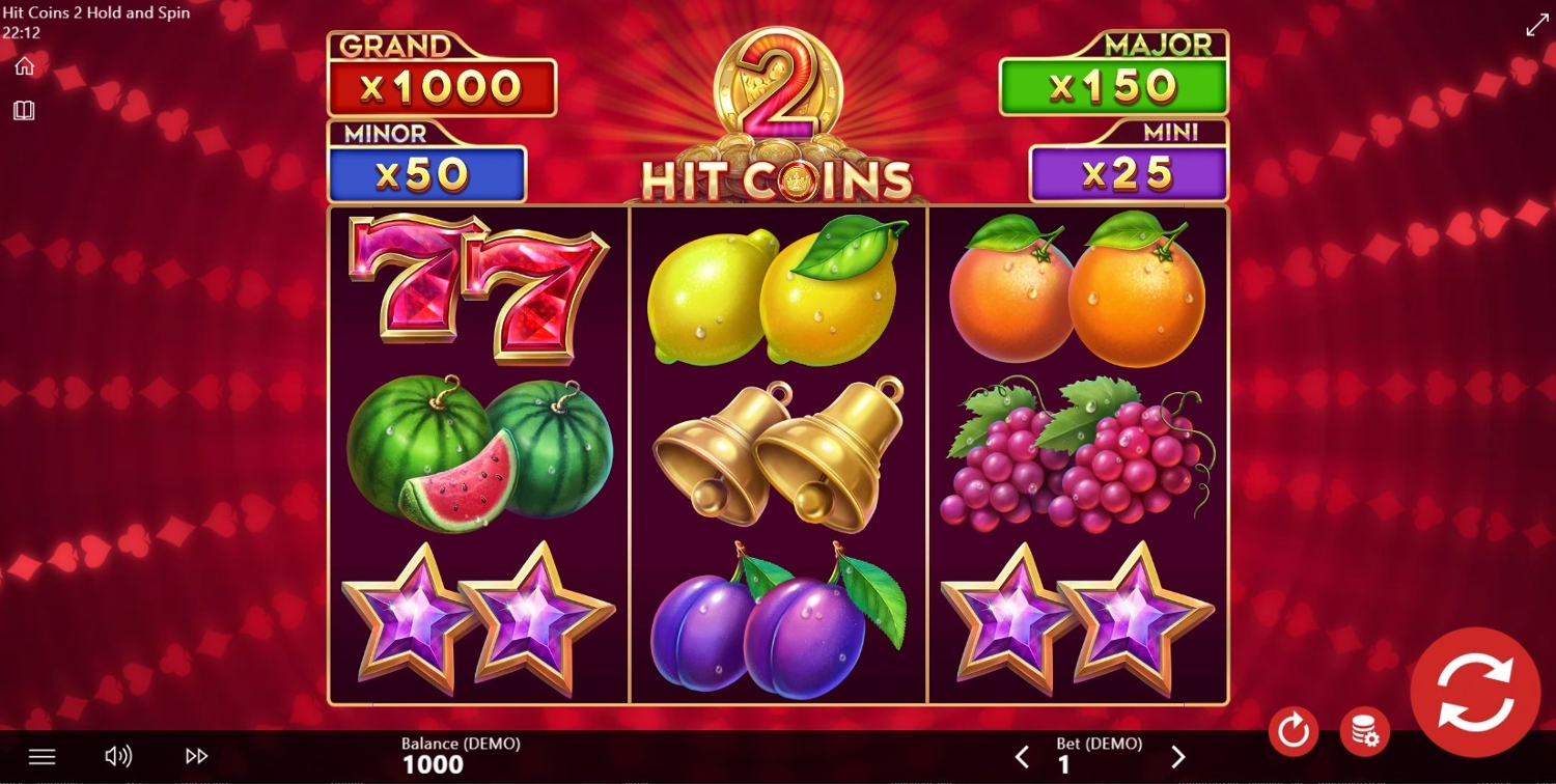 Hit Coins 2 Hold and Spin Slot Gameplay