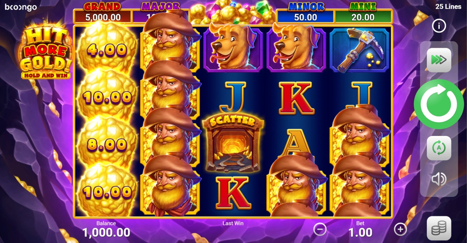 Hit More Gold! Slot Gameplay