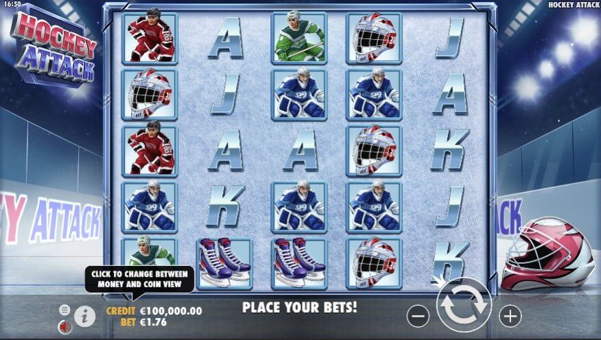 Hockey Attack Slot Gameplay