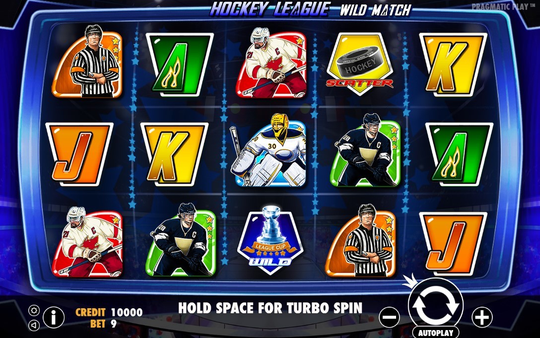 Hockey League Wild Match Slot Gameplay