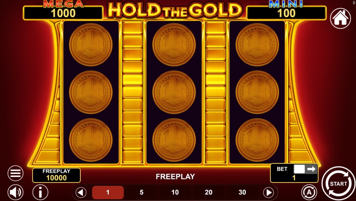 Hold The Gold Slot Gameplay