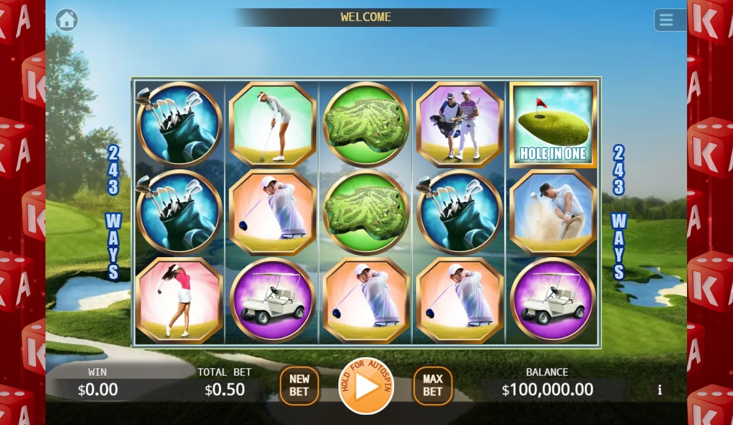 Hole In One Slot Gameplay