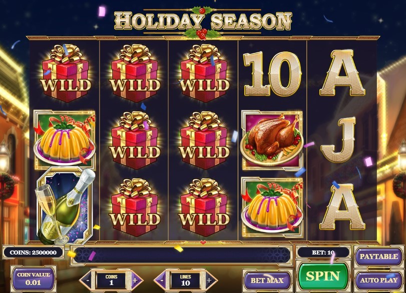 Holiday Season Slot Gameplay