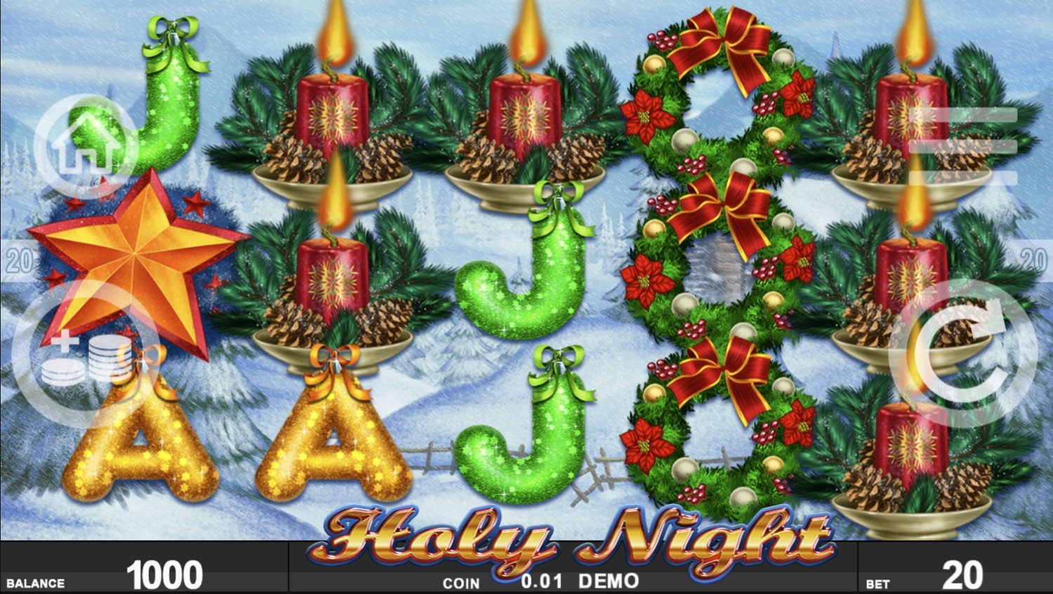 Holy Night Slot Gameplay