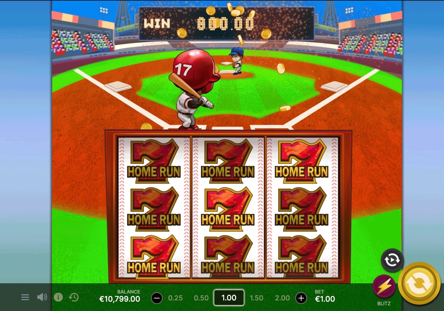 Home Run 777 Slot Gameplay
