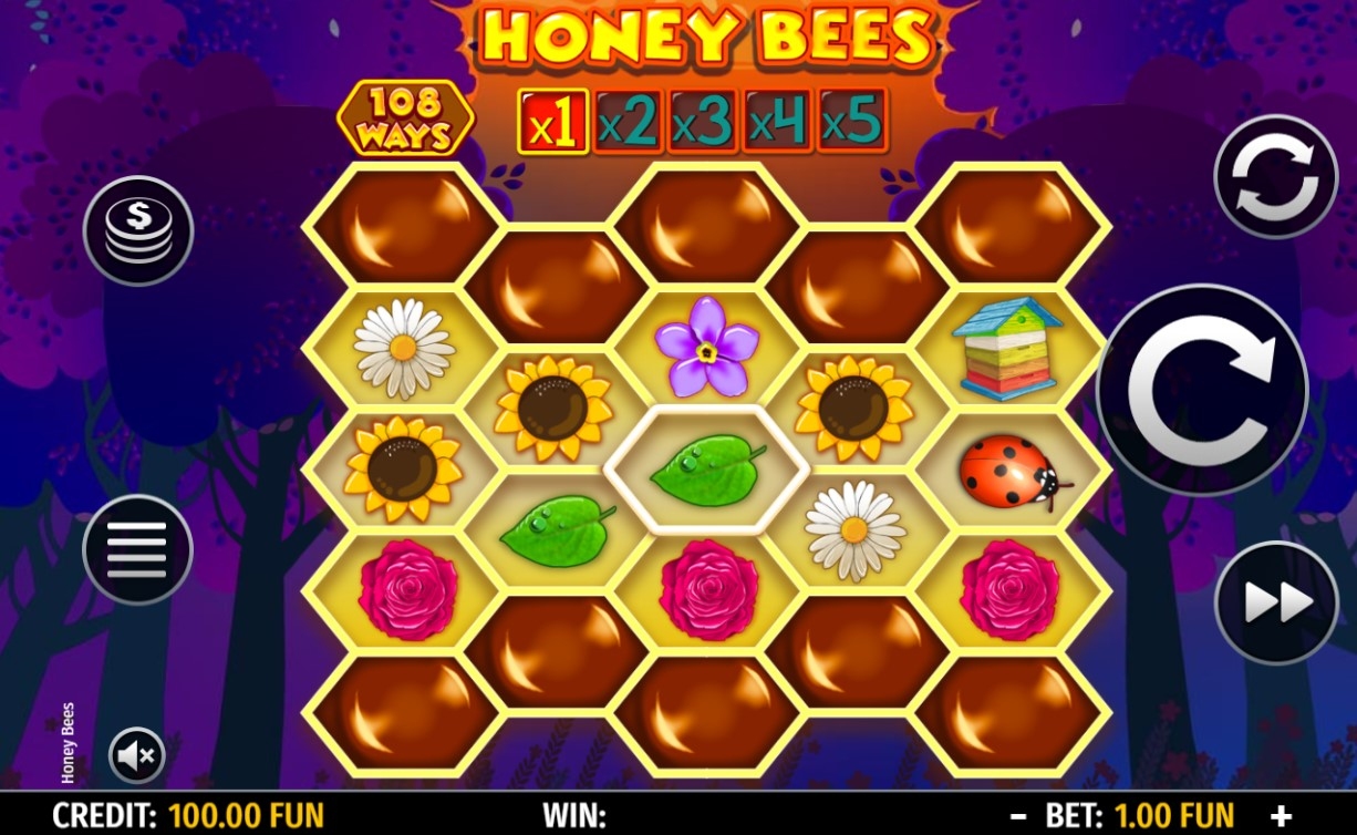 Honey Bees Slot Gameplay