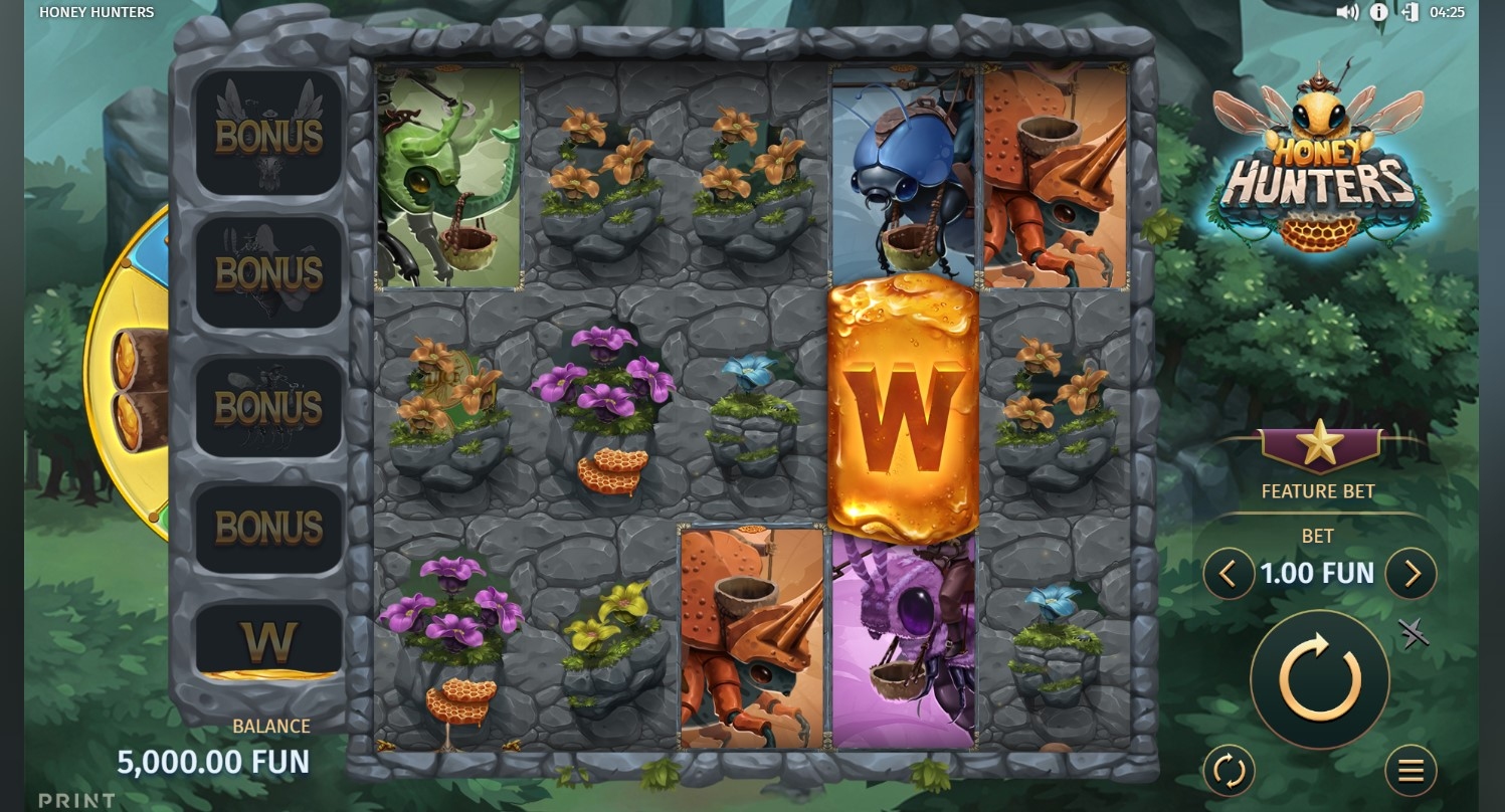 Honey Hunters Slot Gameplay