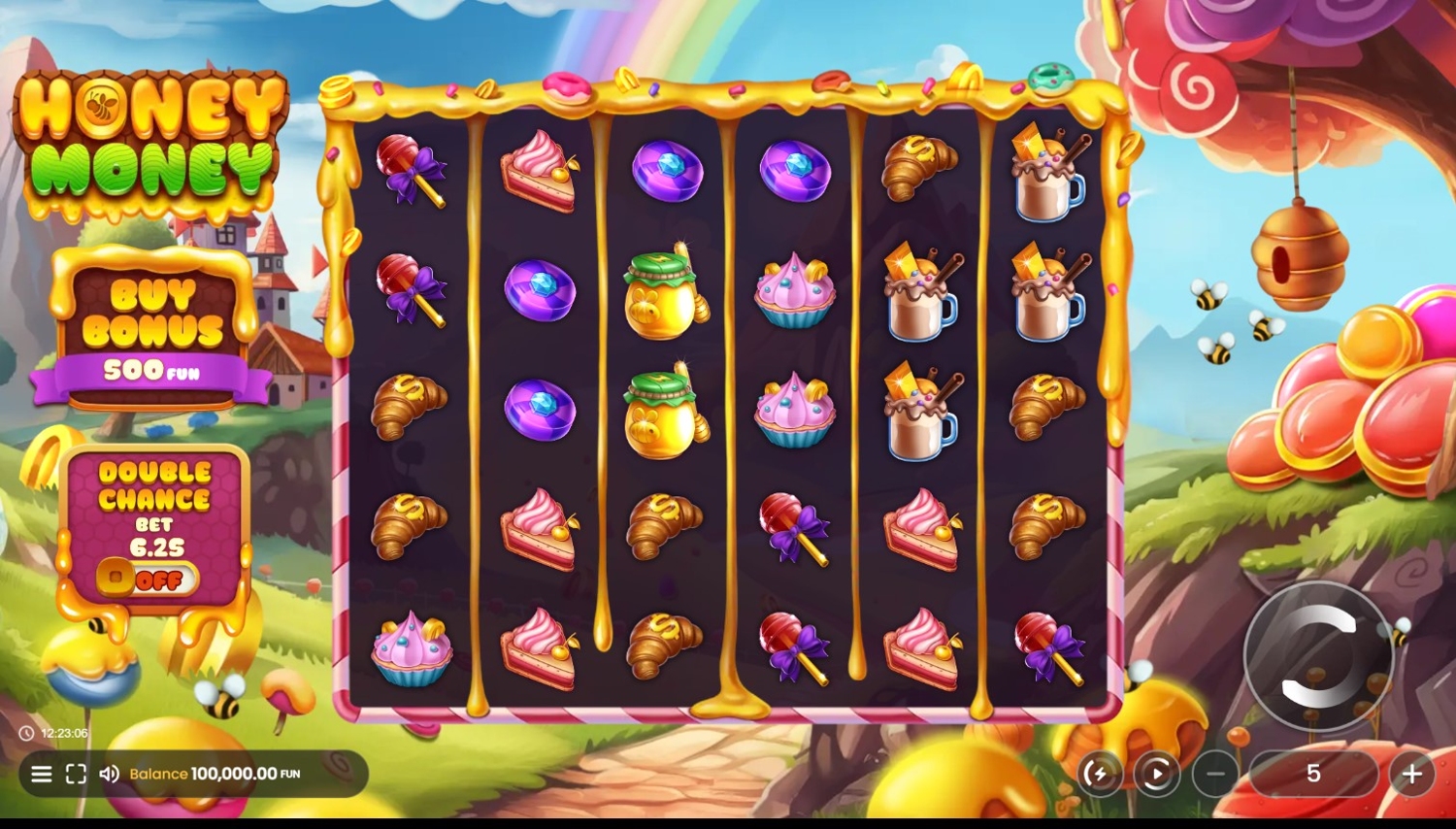 Honey Money (Pascal Gaming) Slot Gameplay