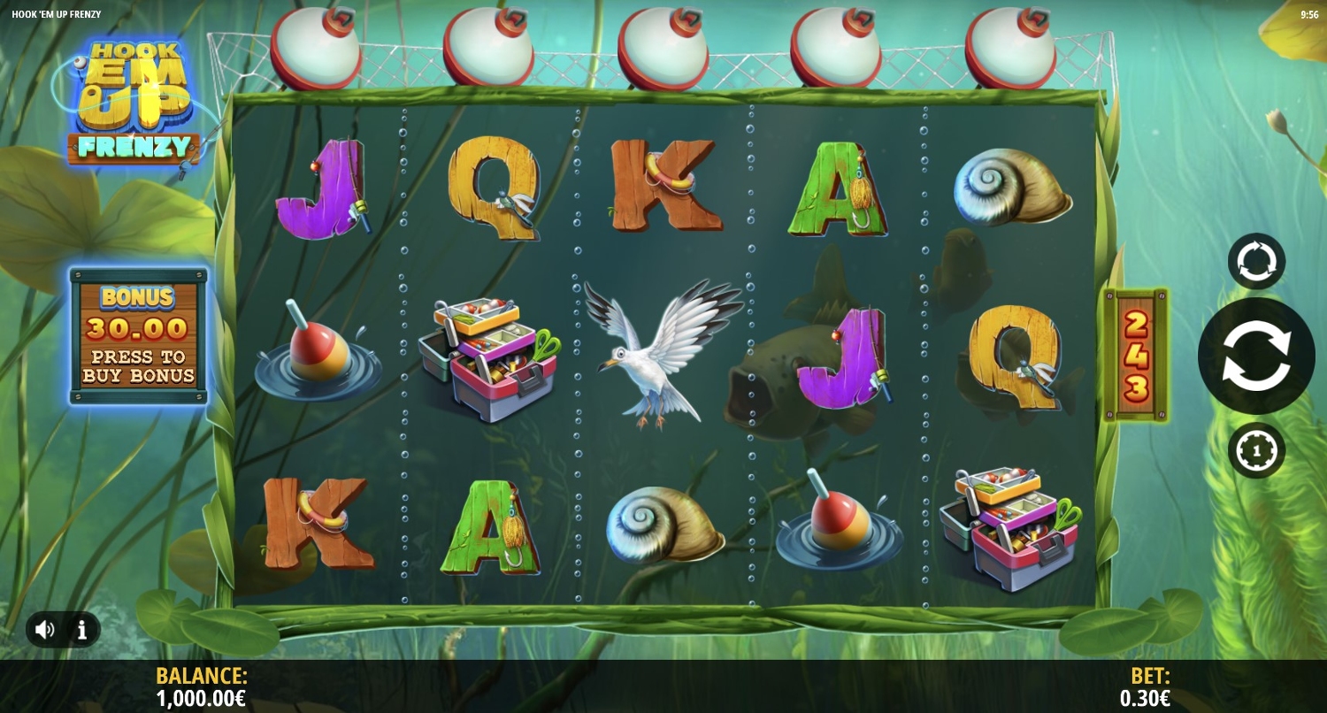 Hook 'Em Up Frenzy Slot Gameplay