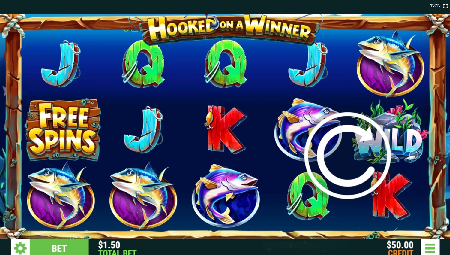 Hooked on a Winner Slot Gameplay
