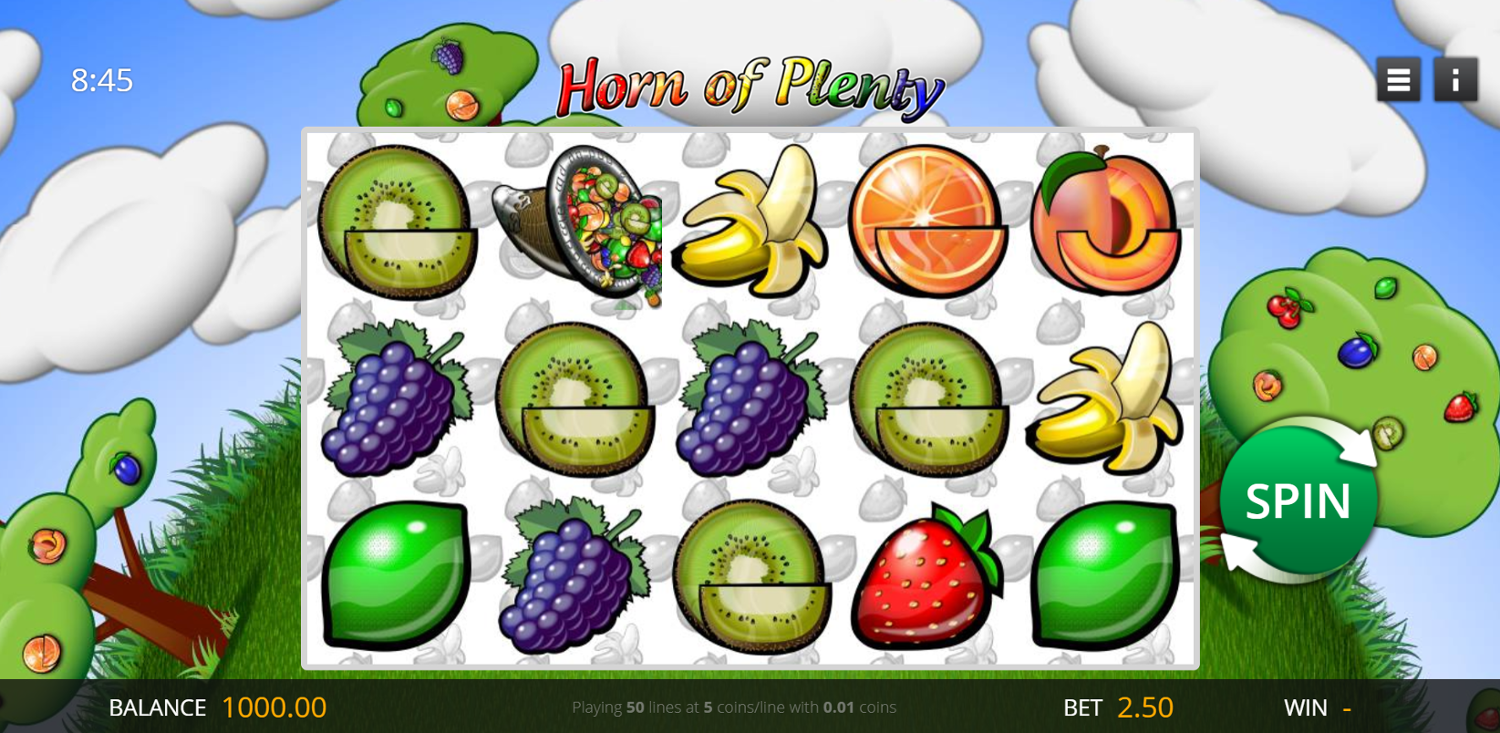 Horn of Plenty Slot Gameplay