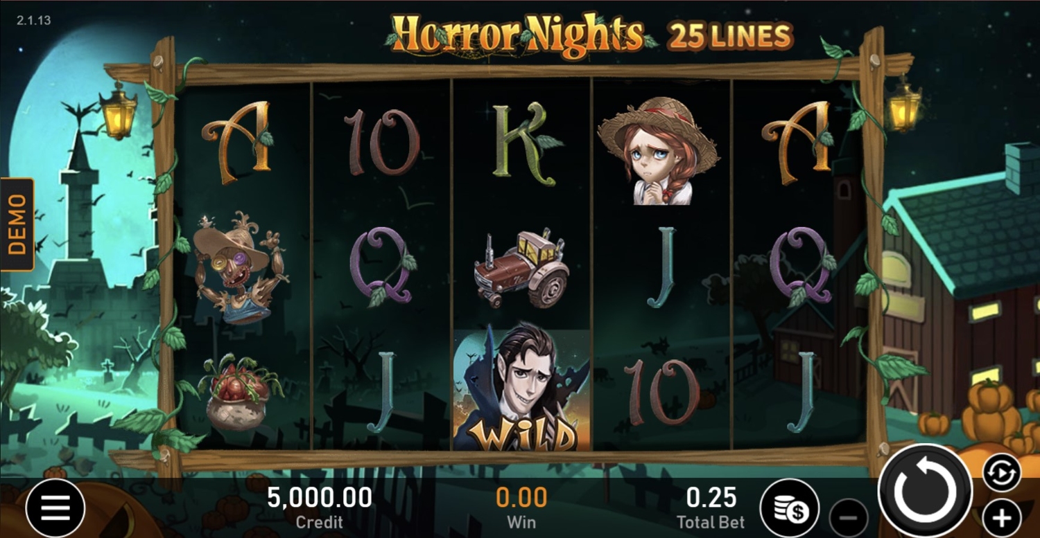 Horror Nights Slot Gameplay