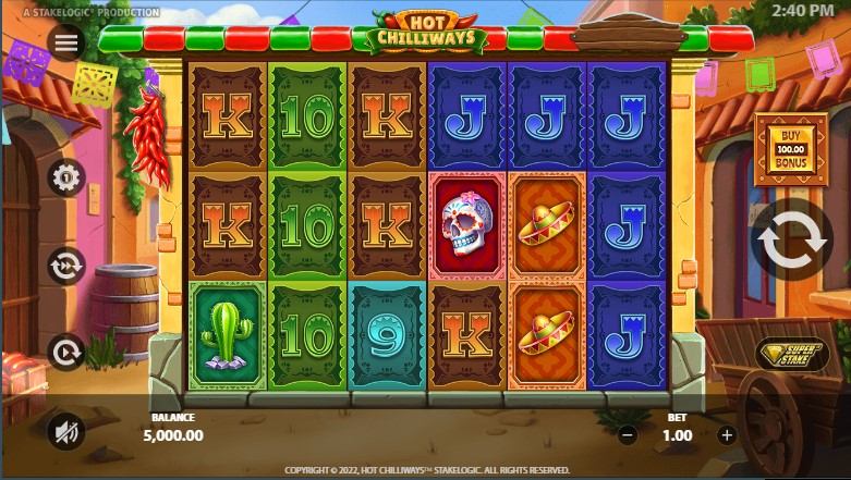 Hot Chilliways Slot Gameplay