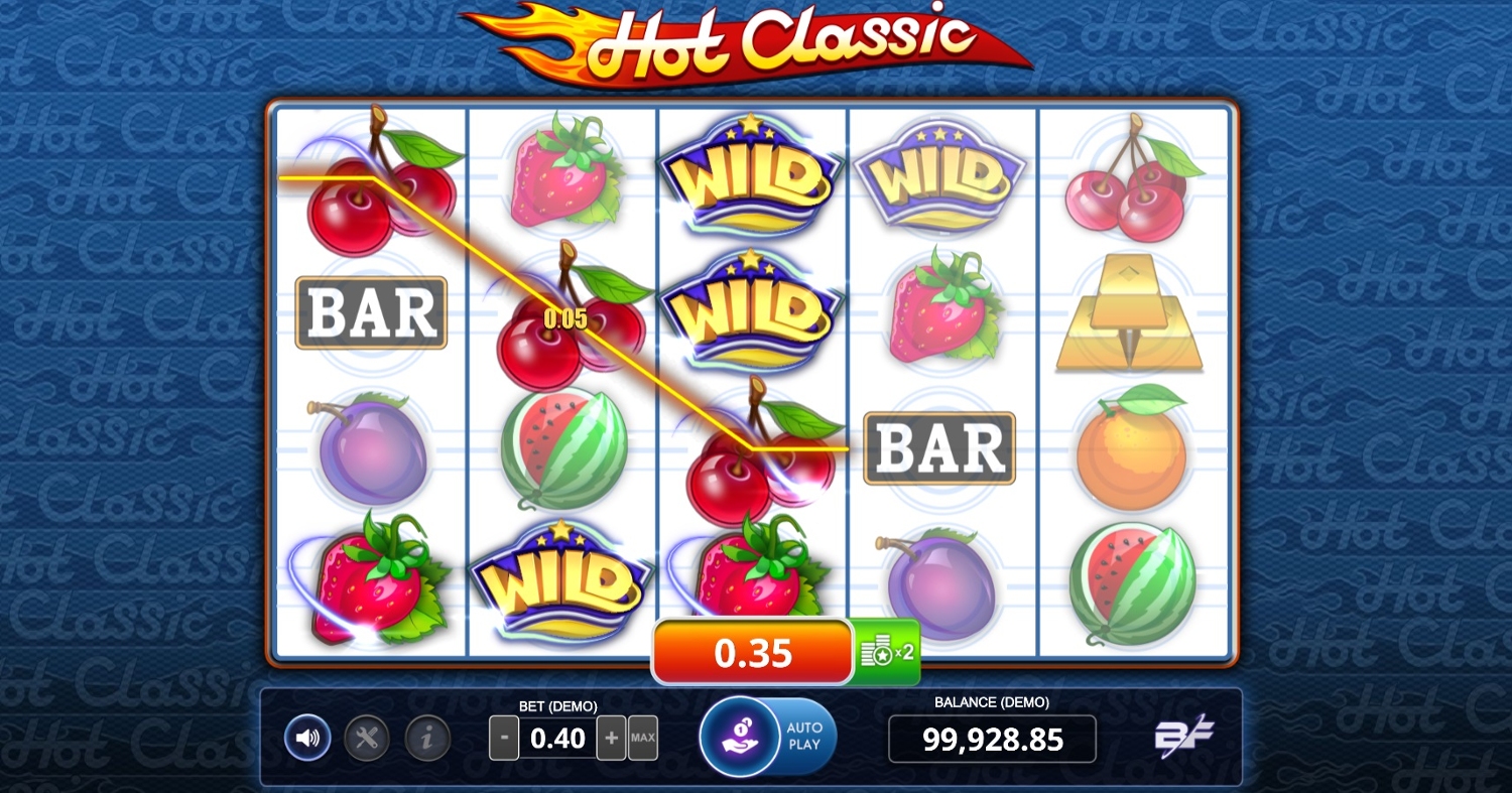 Hot Classic Slot Gameplay